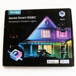 Govee RGBIC 50FT Permanent Outdoor LED Lights Waterproof Smart Home Lighting